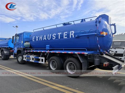 Howo Axles Liters Vacuum Sewage Truck Chengli Special