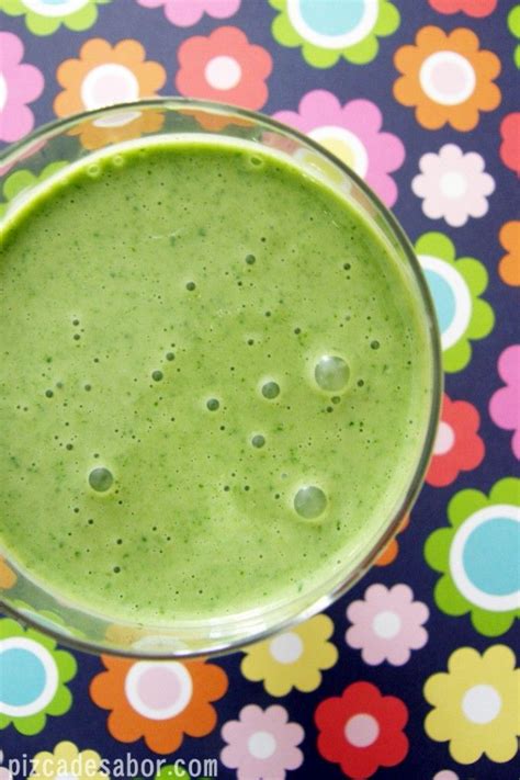 Cómo Hacer Un Smoothie Verde Receta Fácil Y Rápida Receta Pizca