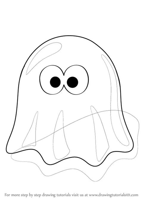 21 Cute Ghost Drawing Ideas How To Draw A Ghost Diyncrafty