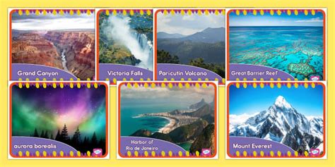 Natural Wonders Of The World Photos Teacher Made Twinkl