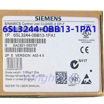 NewSiemens 6SL3244 0BB13 1PA1 6SL3 244 0BB13 1PA1 Sinamics MODULE