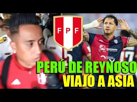 Seleccion Peruana De Juan Reynoso Viaj A Asia Para Amistoso Ante Corea