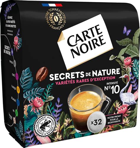 CARTE NOIRE Café en Dosettes Souples Secrets de Nature 10 Paquets