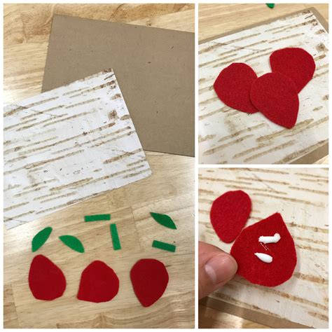 Diy Fruit Greeting Cards Kunin Felt