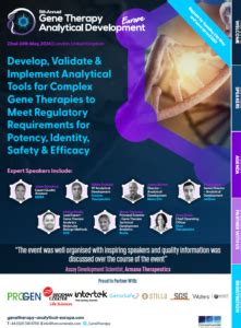 Gene Therapy Analytical Development Summit Europe Full Event Guide