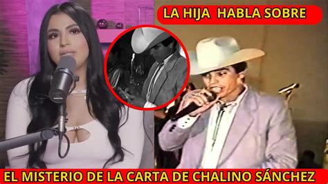 IMPACTANTE revelación La HIJA de Chalino Sánchez revela la impactante