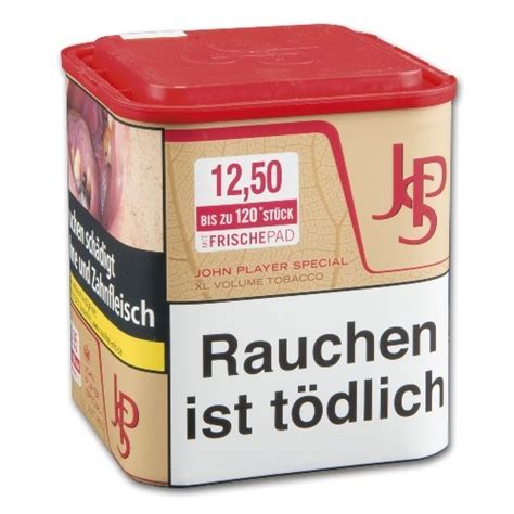 JPS Just Red Zigarettentabak Volumen XL 48 g TABAK BÖRSE24 de