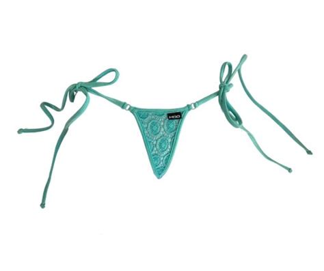 Wild Tides Lace Tie Sides Bikini Bottom Micro Gigi