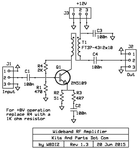 Radio Rf Amplifier Circuit Diagram