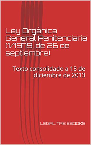 Mayamiko Erazem Pdf Ley Orgánica General Penitenciaria 1 1979 De 26