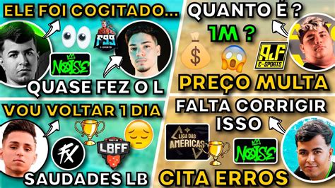 GREGUI CITA ERROS NOISE PREÇO MULTA PEPAO NOBRU SDDS COMPETIR