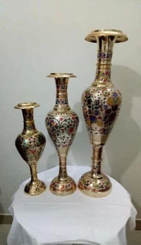 Brass Kashmiri Flower Vase By Ns Handicrafts At Rs Flower Vase