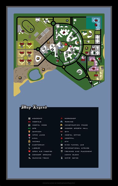 GTA SA Style Map of DTU :: Behance