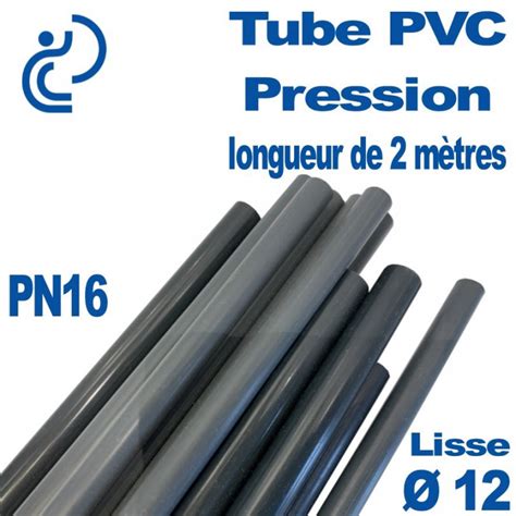 Tube Pvc Pression Rigide D Pn Ep Coup M Tres