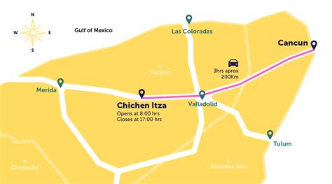 How Far Is Chichen Itza From Cancun SAT Mexico Tours And Travel