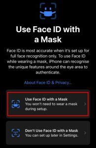 How To Set Up Face ID With A Mask On Apple IPhone