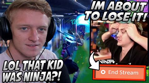 Tfue Makes Ninja End Stream After Destroying Him On Fortnite Making