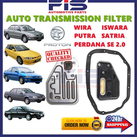 Fis Auto Gearbox Filter Proton Wira Iswara Saga Lmst Satria Perdana Se