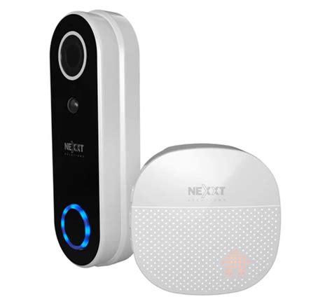 Timbre Inteligente Nexxt Nhc D100 Inalámbrico Con Wifi Batería