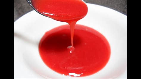 How To Make Strawberry Sauce Easy Cooking Youtube