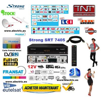 Decodificador De Satelite Fransat Hd Para La Tnt Francesa Via Satelite