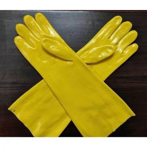 Plain Pvc Industrial Hand Gloves For Shipping Handling Finger Type