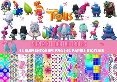 Super Kit Digital Trolls Elo7 Produtos Especiais