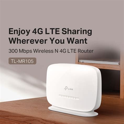 Tp Link Mr Unlimited Mbps Wireless N G Lte Router Tl Mr Band