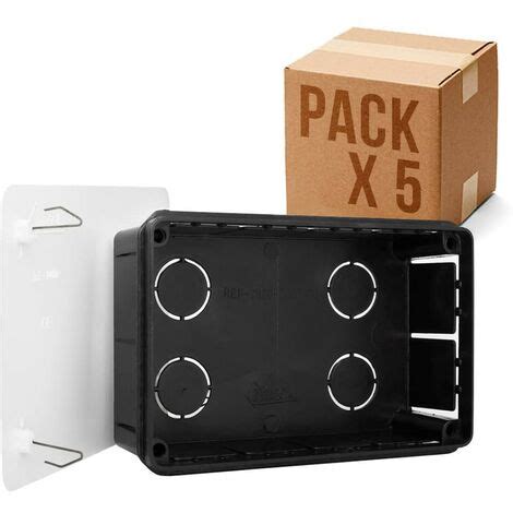 Pack 5 Cajas De Empotrar Caja De Empalmes Para Empotrar 160x100x50mm