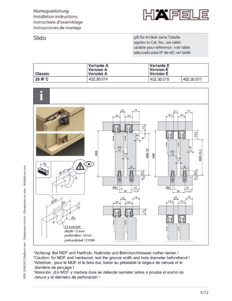 Slido F Line21 20C Installation Instructions NBS Source