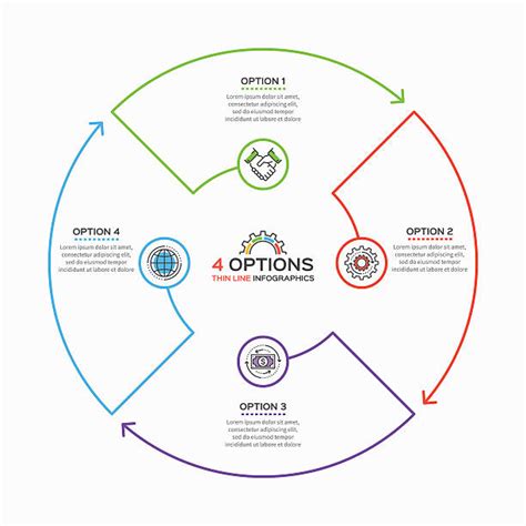 Circular Arrows Infographic Illustrations, Royalty-Free Vector Graphics ...