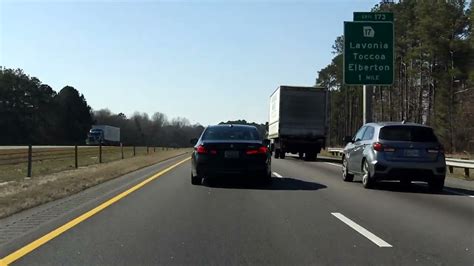 Interstate 85 Georgia Exits 177 To 173 Southbound Youtube