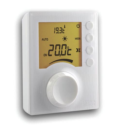 DELTA DORE Thermostat élec filaire à affichage digital et a molette