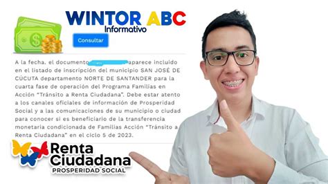 Wintor Abc Familias Consulta Tu Estado De Inscripci N Y Focalizaci N