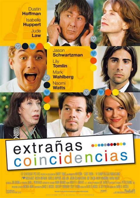 Carátulas de cine Carátula de la película Extrañas coincidencias