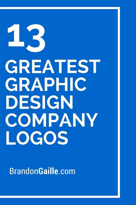 13 Greatest Graphic Design Company Logos Of All Time Graphic Design