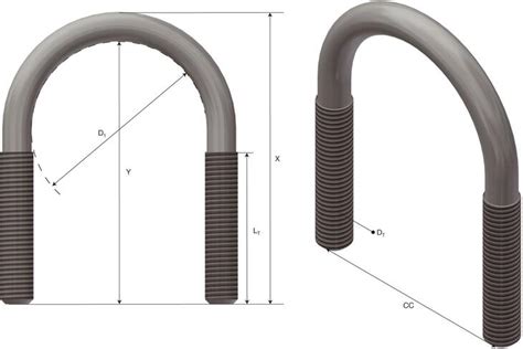 U Bolt Ops Ub 020 M8 Hdg Øglænd System