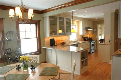 An Open Kitchen Dining Room Design In A Traditional Home Traditional