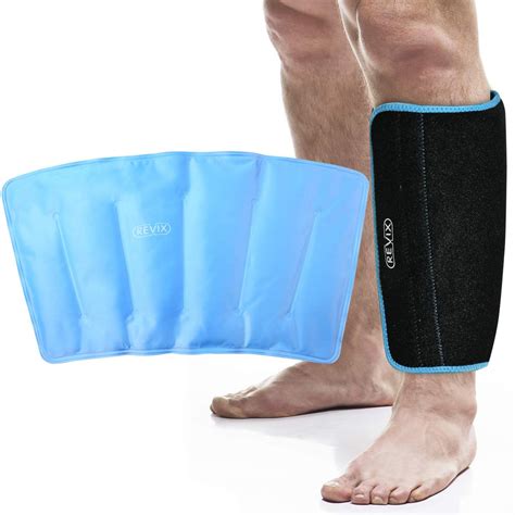 REVIX XL Shin Splint Ice Pack Reusable Gel Cold Pack For Calf And