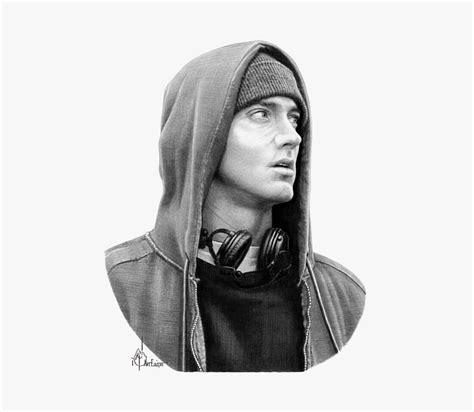 Eminem Pencil Drawing, HD Png Download - kindpng