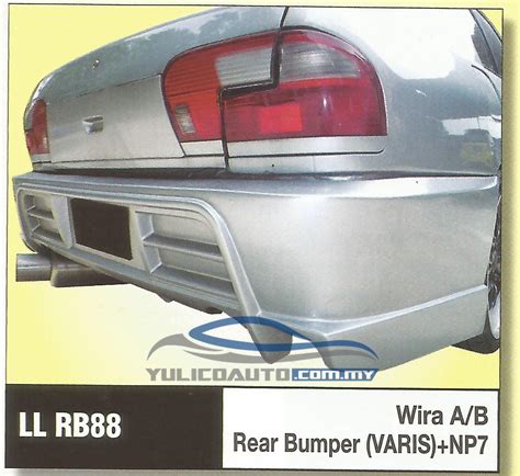 Bumper Depan Wira Aeroback Bumper Depan Proton Wira Satria Putra