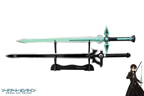 Sword Art Online The Elucidator And Dark Repulser Set With Free Dou