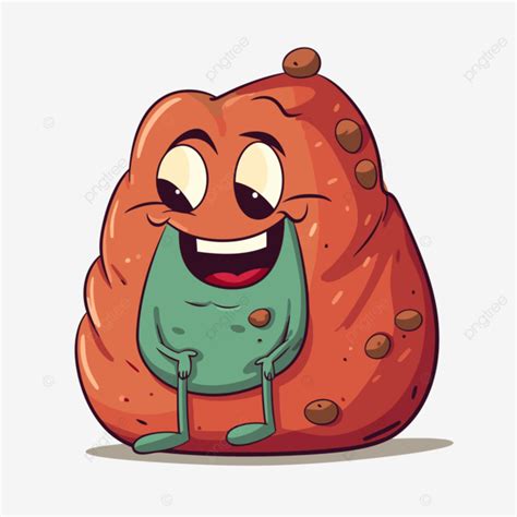 Bean Bag Vector, Sticker Clipart Cartoonstyle Cartoon Worm Character ...