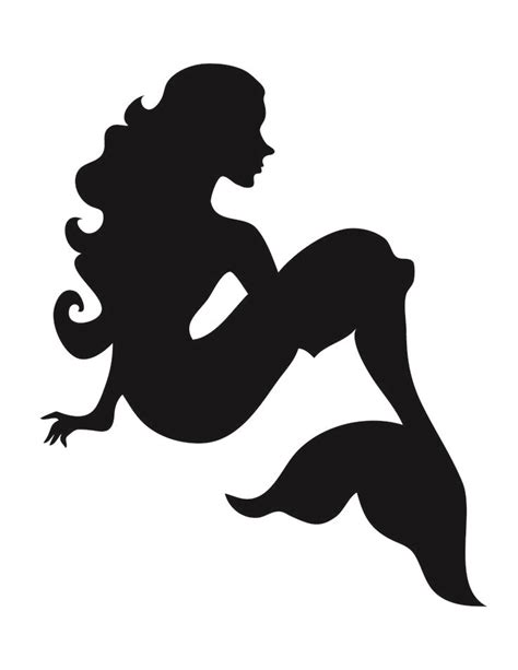 clipart ariel silhouette - Clipground