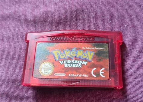 Fran Ais Pokemon Version Rubis Ruby Game Boy Advance Nintendo Eur Fra