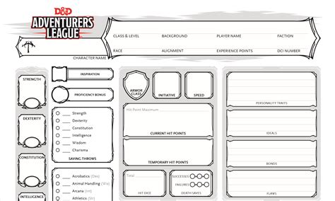 Dungeons And Dragons Downloadable Character Sheet, 54% OFF