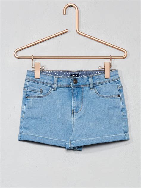 Short En Denim Bleu Clair Kiabi