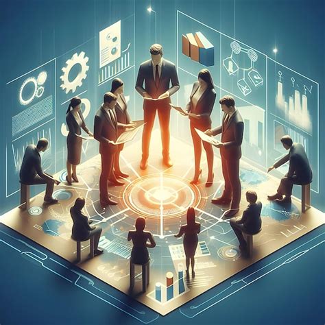 strategic team collaboration   ultra realistic concept highlighting