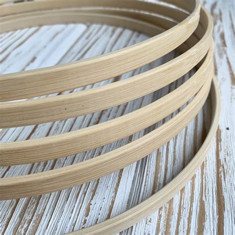 Wooden Round Hoops Bamboo Hoop Macrame Hoop Dream Catcher Etsy