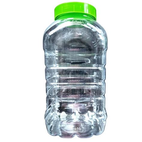 Transparent Square 2 6Ltr PET Jar Plastic Packaging 2600ml At Rs 15